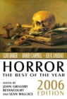 Image for Horror: The Best of the Year, 2006 Edition