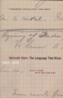 Image for Gertrude Stein  : the language that rises, 1923-1934