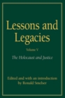 Image for Lessons and Legacies v. 4; Holocaust and Justice : v. 4,