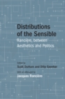 Image for Distributions of the Sensible : Ranciere, between Aesthetics and Politics