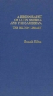 Image for Bibliography of Latin America and the Caribbean : The Hilton Library