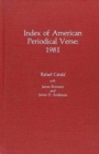 Image for Index of American Periodical Verse 1981