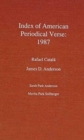 Image for Index of American Periodical Verse 1987