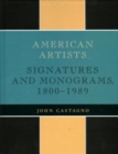 Image for American Artists : Signatures and Monograms, 1800 to 1989
