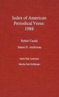 Image for Index of American Periodical Verse 1988