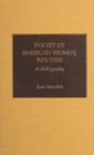 Image for Poetry by American Women 1975-1989