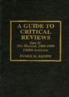 Image for A Guide to Critical Reviews, Part II : The Musical, 1909-1989, 3rd Ed.