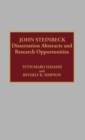 Image for John Steinbeck: Dissertation Abstracts and Research Opportunities
