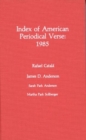 Image for Index of American Periodical Verse 1995
