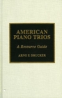 Image for American Piano Trios