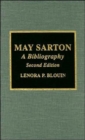 Image for May Sarton  : a bibliography