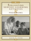 Image for Evaluating service learning activities and programs