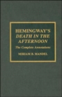 Image for Hemingway&#39;s Death in the Afternoon