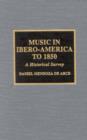 Image for Music in Ibero-America to 1850