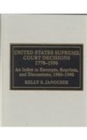 Image for United States Supreme Court Decisions, 1778-1996