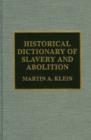 Image for Historical Dictionary of Slavery and Abolition