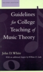 Image for Guidelines for College Teaching of Music Theory