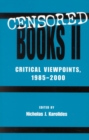 Image for Censored Books 2  : critical viewpoints