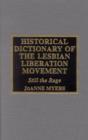 Image for Historical Dictionary of the Lesbian Liberation Movement