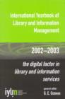 Image for International Yearbook of Library and Information Management, 2002-2003