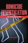 Image for Homicide investigation  : an introduction