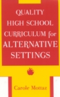 Image for Quality High School Curriculum for Alternative Settings