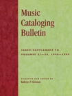 Image for Music Cataloging Bulletin