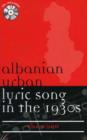 Image for Albanian Urban Lyric Song in the 1930s