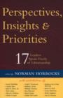Image for Perspectives, Insights, &amp; Priorities