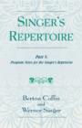 Image for The Singer&#39;s Repertoire, Part V : Program Notes for the Singer&#39;s Repertoire