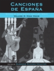 Image for Canciones de Espana : Songs of Nineteenth-Century Spain, High Voice