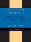 Image for European Artists II : Signatures and Monograms
