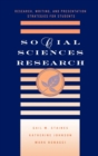Image for Social Sciences Research : Research, Writing, and Presentation Strategies for Students