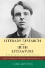 Image for Literary research and Irish literature: strategies and sources