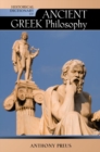 Image for Historical dictionary of ancient Greek philosophy