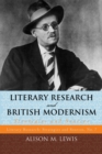 Image for Literary Research and British Modernism