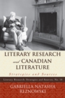 Image for Literary Research and Canadian Literature