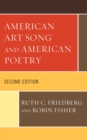 Image for American art song and American poetry