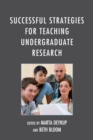 Image for Successful strategies for teaching undergraduate research