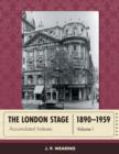 Image for The London stage, 1890-1959  : accumulated indexes