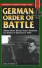 Image for German order of battleVol. 3: Panzer, Panzer Grenadier &amp; Waffen SS Divisions in WWII