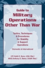 Image for Guide to military operations other than war: tactics, techniques and procedures for stability and support operations