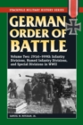 Image for German Order of Battle: 291st-999th Infantry Divisions, Named Infantry Divisions, and Special Divisions in WWII