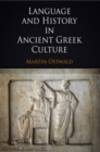 Image for Language and history in ancient Greek culture