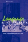 Image for Language in the inner city  : studies in the black English vernacular