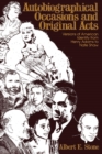 Image for Autobiographical Occasions and Original Acts : Versions of American Identity From Henry Adams to Nate Shaw