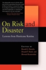 Image for On Risk and Disaster : Lessons from Hurricane Katrina