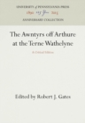 Image for The Awntyrs off Arthure at the Terne Wathelyne : A Critical Edition