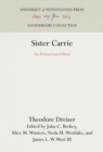 Image for Sister Carrie : The Pennsylvania Edition
