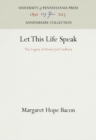 Image for Let This Life Speak